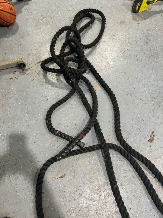 Free Battle Rops Crossfit Home Gym Exercise Workout Equipment Free