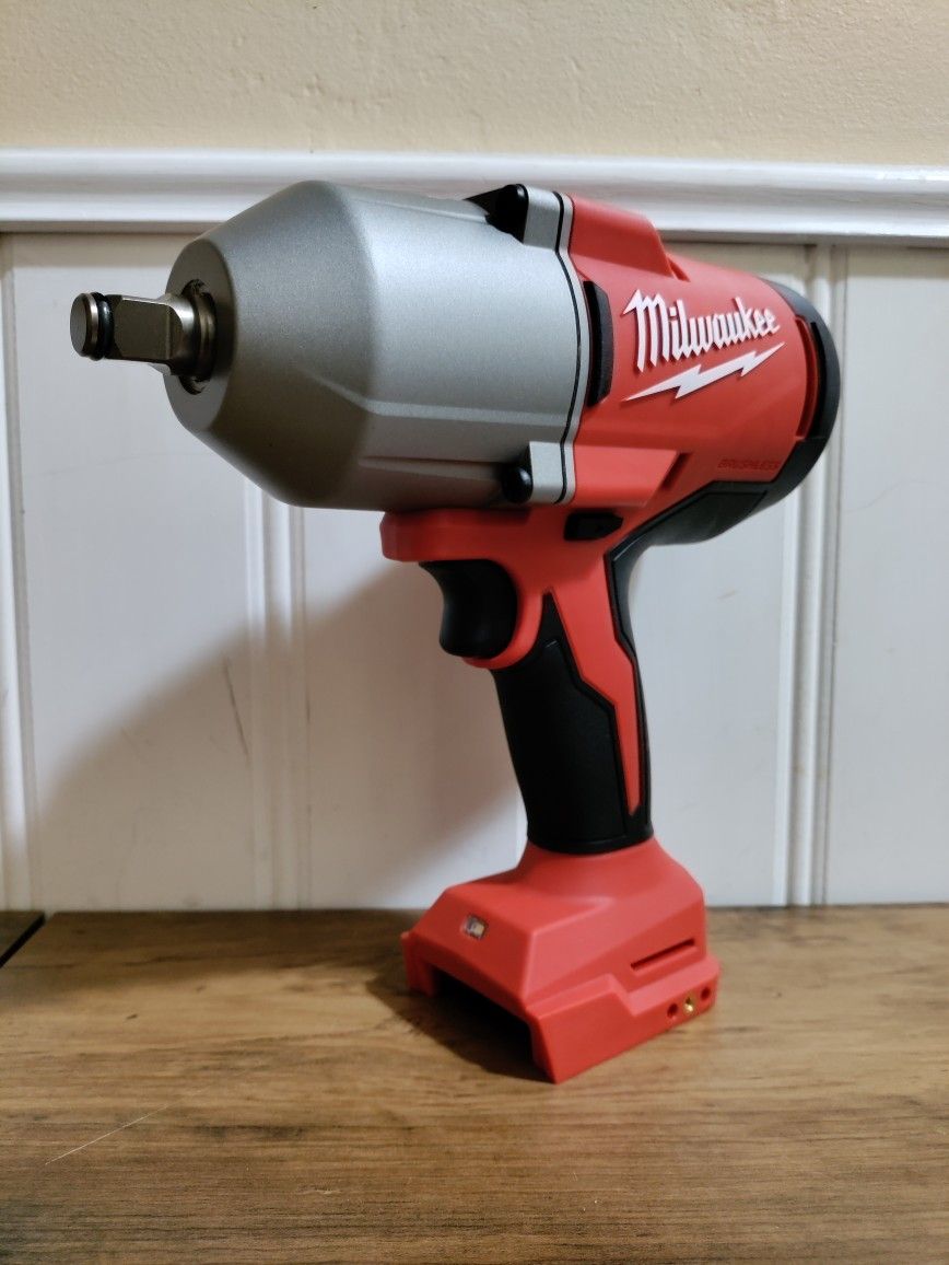 M18 Milwaukee Lithium-Ion Brushless 1/2 in. High Torque Impact Wrench with Friction Ring (Tool-Only)
