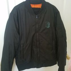 Black Bomber Jacket (From  MTV EMA'S LONDON 2017) 