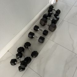 Dumbbells With Weight Rack 
