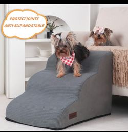 Aodisman 3Step Dog Ramp and Stairs