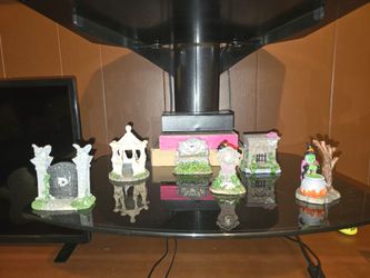 Greenbrier International- Halloween Town - Set Of 6
