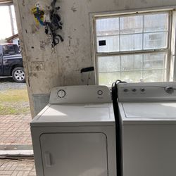 THEY ARE EXCELLANT  RUNNING  SUPER LOAD KENMORE WASHER AND AMANA ELECTRIC DRYER SET, BOTH RUN LIKE BRA