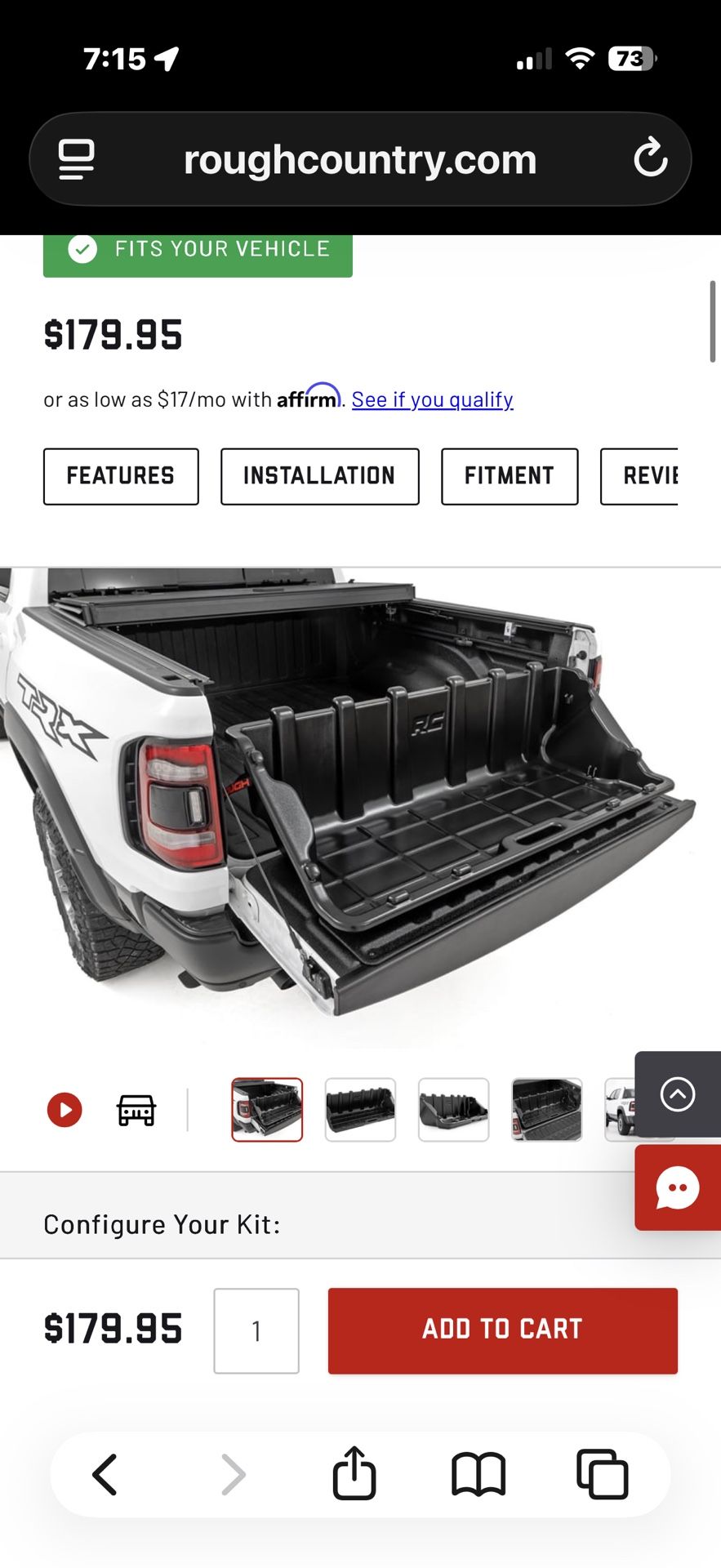 Rough Country Cargo storage For Full Size Trucks