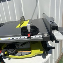 RYOBI 15 Amp 10 in. Compact Portable Corded Jobsite Table Saw NO STAND 
