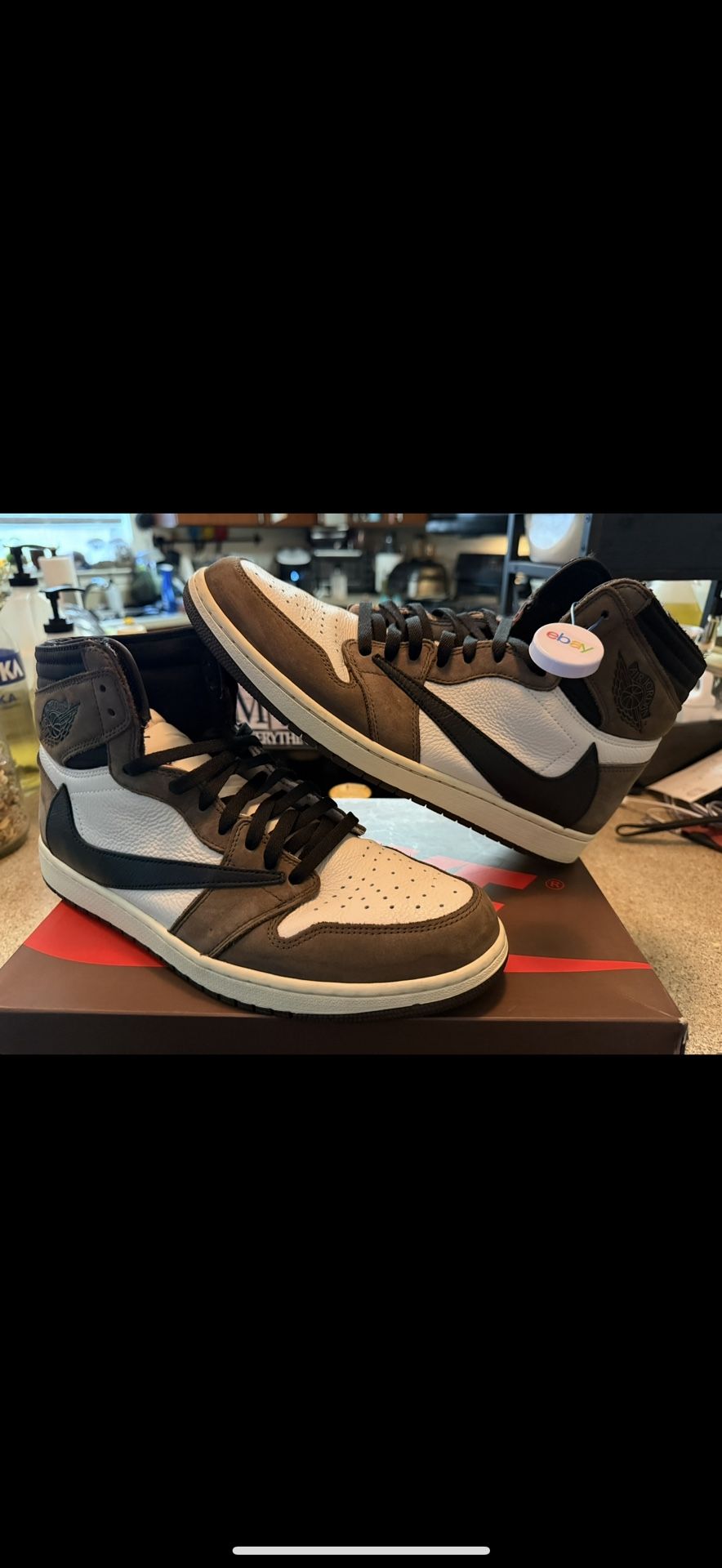 Travis Scott Air Jordan 1 Mocha Sizes 10.5 & 14 