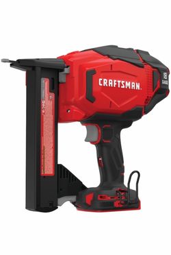 NEW Craftsman V20 18 - Gauge 1/4-in Narrow Crown Finish Cordless Stapler NO CHARGER/BATTERY