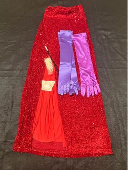 Jessica Rabbit Dress with Accessories