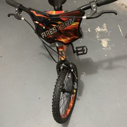 18” Dynacraft Firestorm Boys Bike, Ages 6-9, Durable Steel Frame