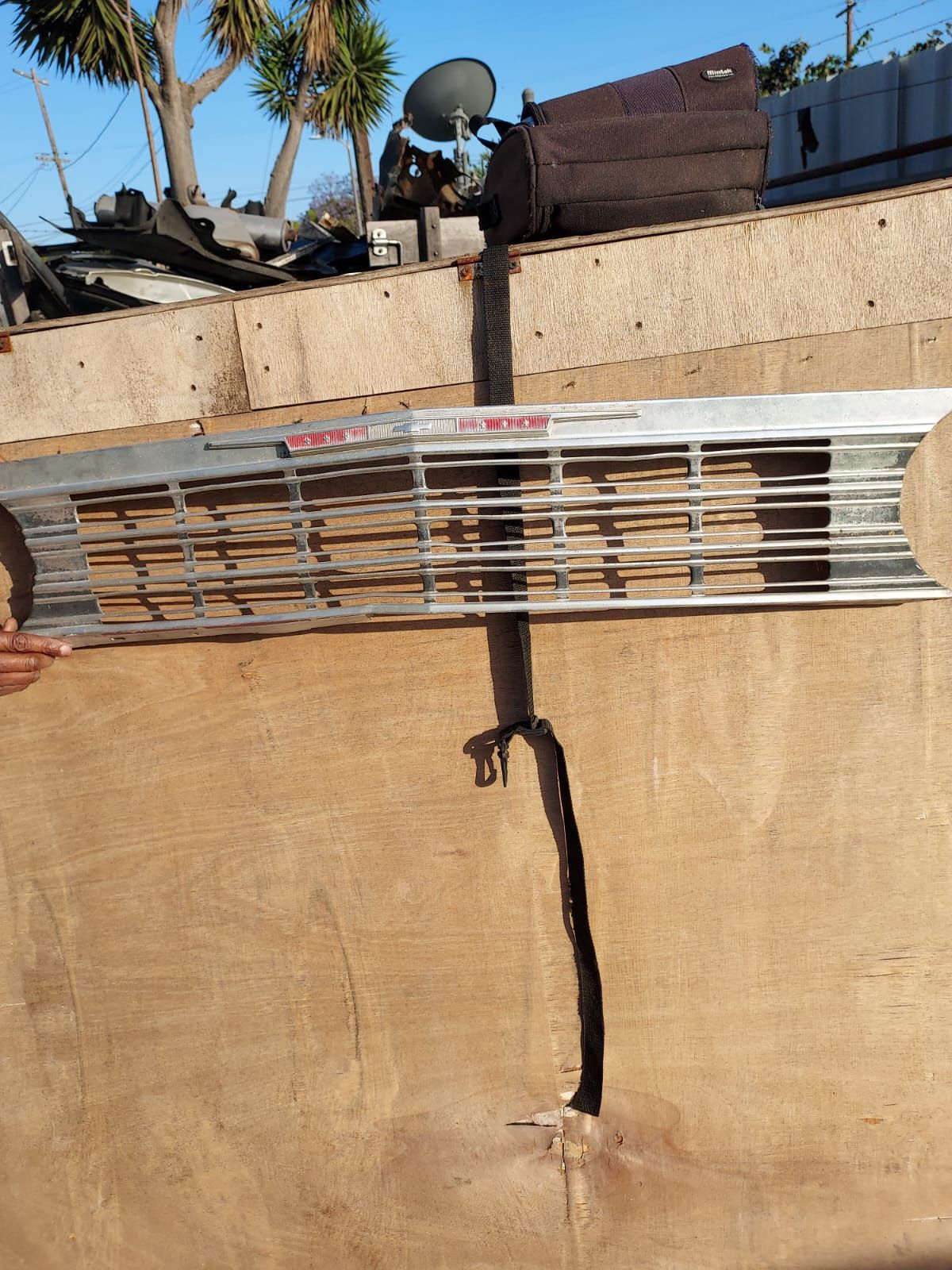 Chevrolet grill malibu . 1965..$75