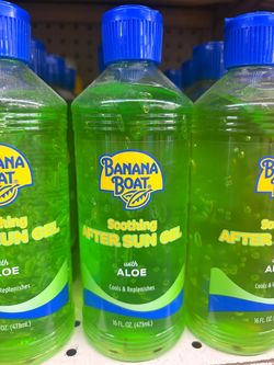 Soothing after sun gel