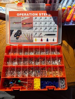 1200 PCS Pin Connector Kit, 30 Types of Pin Connectors and Pin Removal Tool Pin Kit, 0.6/1/1.5/1.8/2.2/2.3/2.8/3.5mm Male & Female Pin Connectors for
