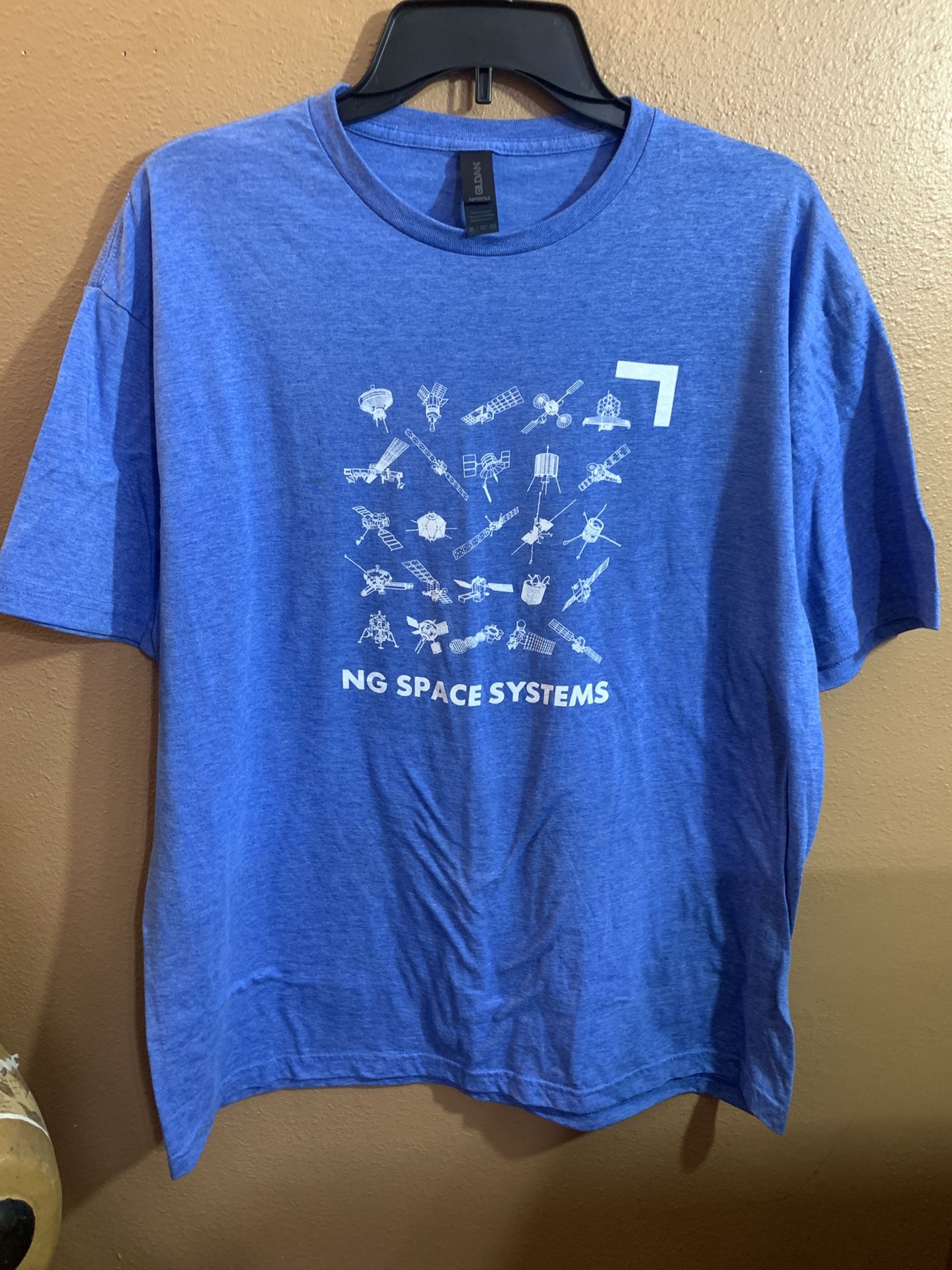 Northrop Grumman Space Systems Heather Blue T-Shirt