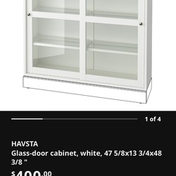 IKEA Havasta Glass Door Cabinet