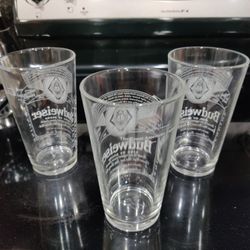 Budweiser Glasses 