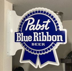 Pabst Blue Ribbon metal sign