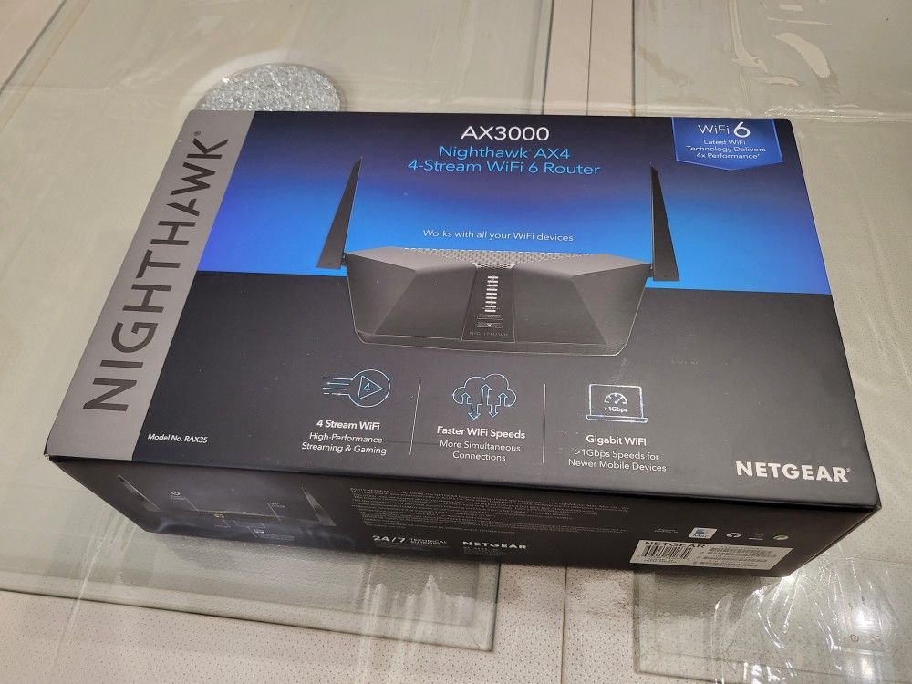 Netgear Nighthawk AX4 (AX3000) Wifi6 Router