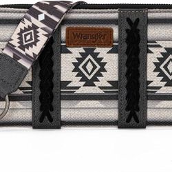 Montana West × Wrangler Wristlet Western Wallet Boho Aztec Credit Card Holder 