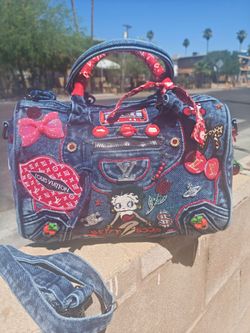 Custom Denim Junk Purse