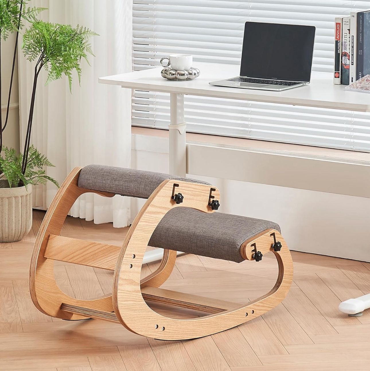 Kneeling Chair,Adjustable Rocking Knee Chair for Home Office