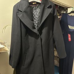 Dry Cleaned 2XL Navy Blue Pea Coat