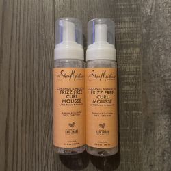 Shea Moisture Coconut & Hibiscus Frizz Free Curl Mousse $7.50 Each 