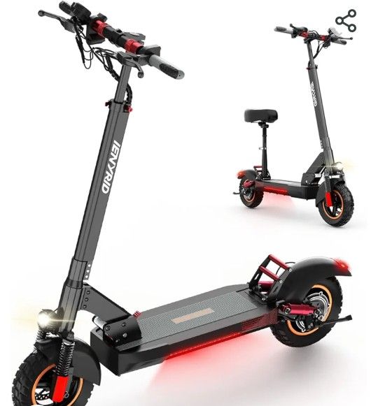 Electric Scooter with Seat, 28 Mph Max Speed & 31 Miles Max Range