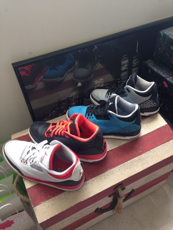 Jordan retro trade for foams of lebrons