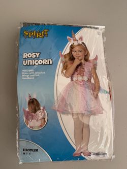 Spirit Rosy Unicorn Toddler Costume Size 5T-6T