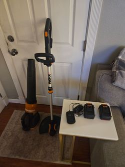 Worx 40V Trimmer + Blower