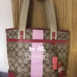 Coach Vintage Heritage Tote Purse