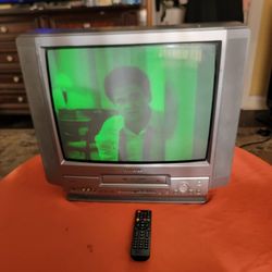 Aiwa 20" CRT TV/VCR VHS Combo With Remote 