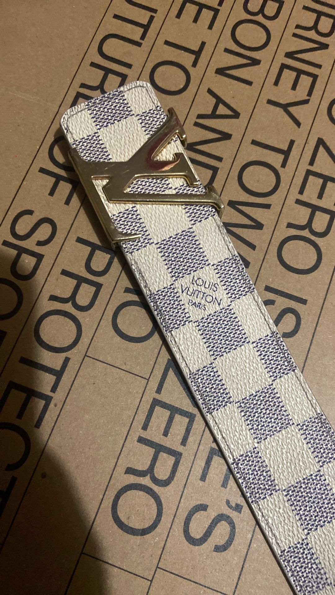 Real Louis Vuttion Belt