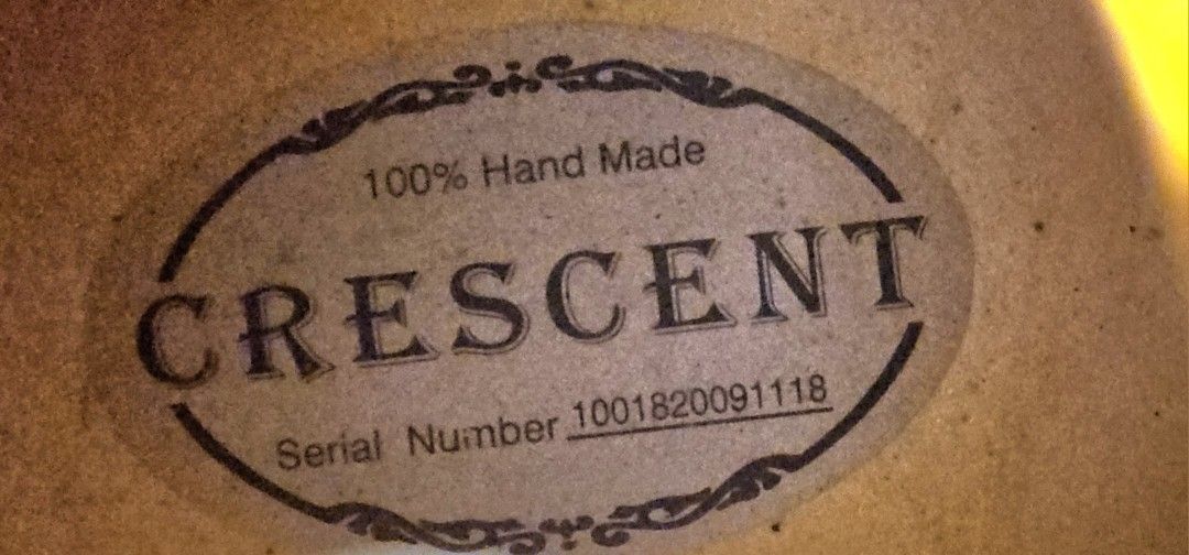 Crescent Handmade Acoustic Guitar