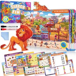BRAND NEW Kids Search and Find Books Travel Game for Road Trip