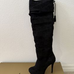 Thalia Sodi Brisaf Black Boots Size 5M