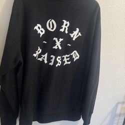 Born X Raised Logo Hoodie 