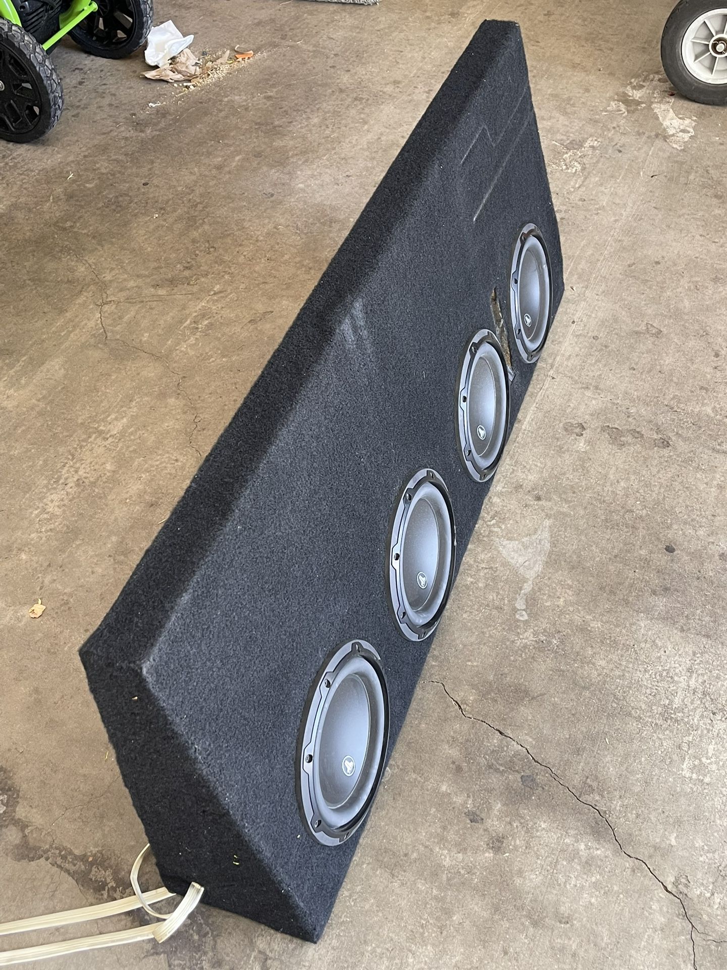 JL Audio 8” Subwoofer (x4) + Custom Box - Tundra