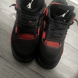 Jordan 4 Red Thunder Size 7.5 Used (No box)