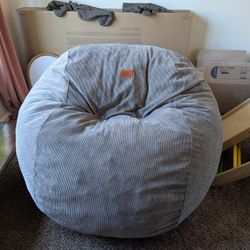 Cordaroy Gray Chenille
Convertible Bean Bag - King
