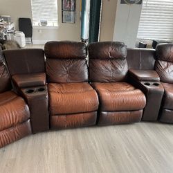 Recliner  Sectional  Couch