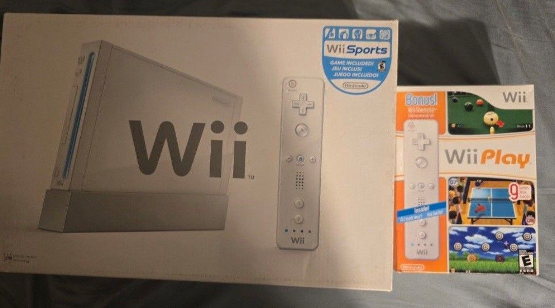 Nintendo Wii Cib Wii Sports Wii Play Cib Backwards Compatible