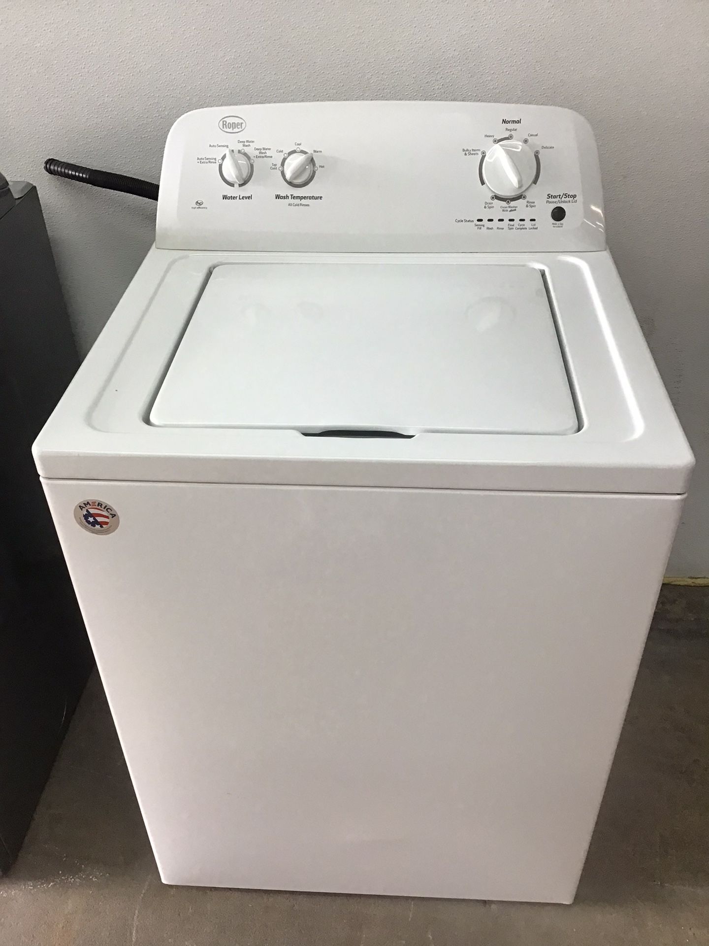 ROPER WASHER (DELIVERY FREE AND HOOK UP ) 30 DAYS WARRANTY 