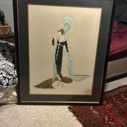 Erte signed and numbered Serigraph  Directors