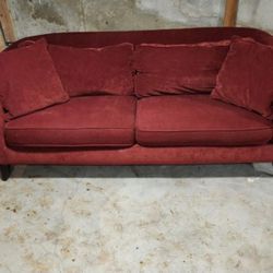 Red Bernhardt Sofa Couch