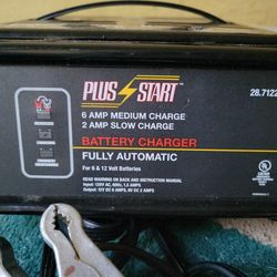Pro Start Battery Charger Fully Automatic 6 Amp