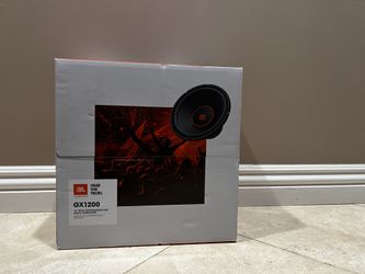 JBL - GX Series 12" Single-Voice-Coil 4- Ohm Subwoofer - Black