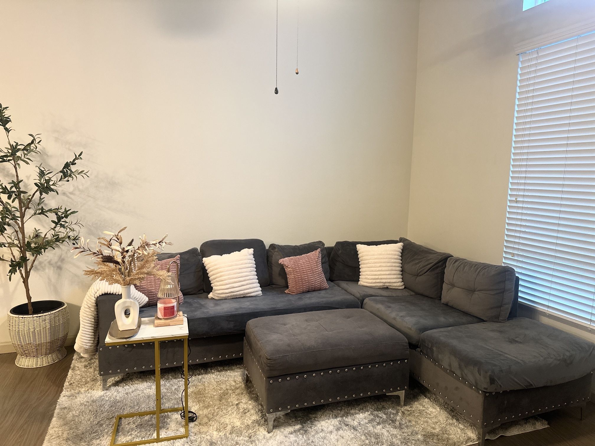 Couch with ottoman w/ Storage