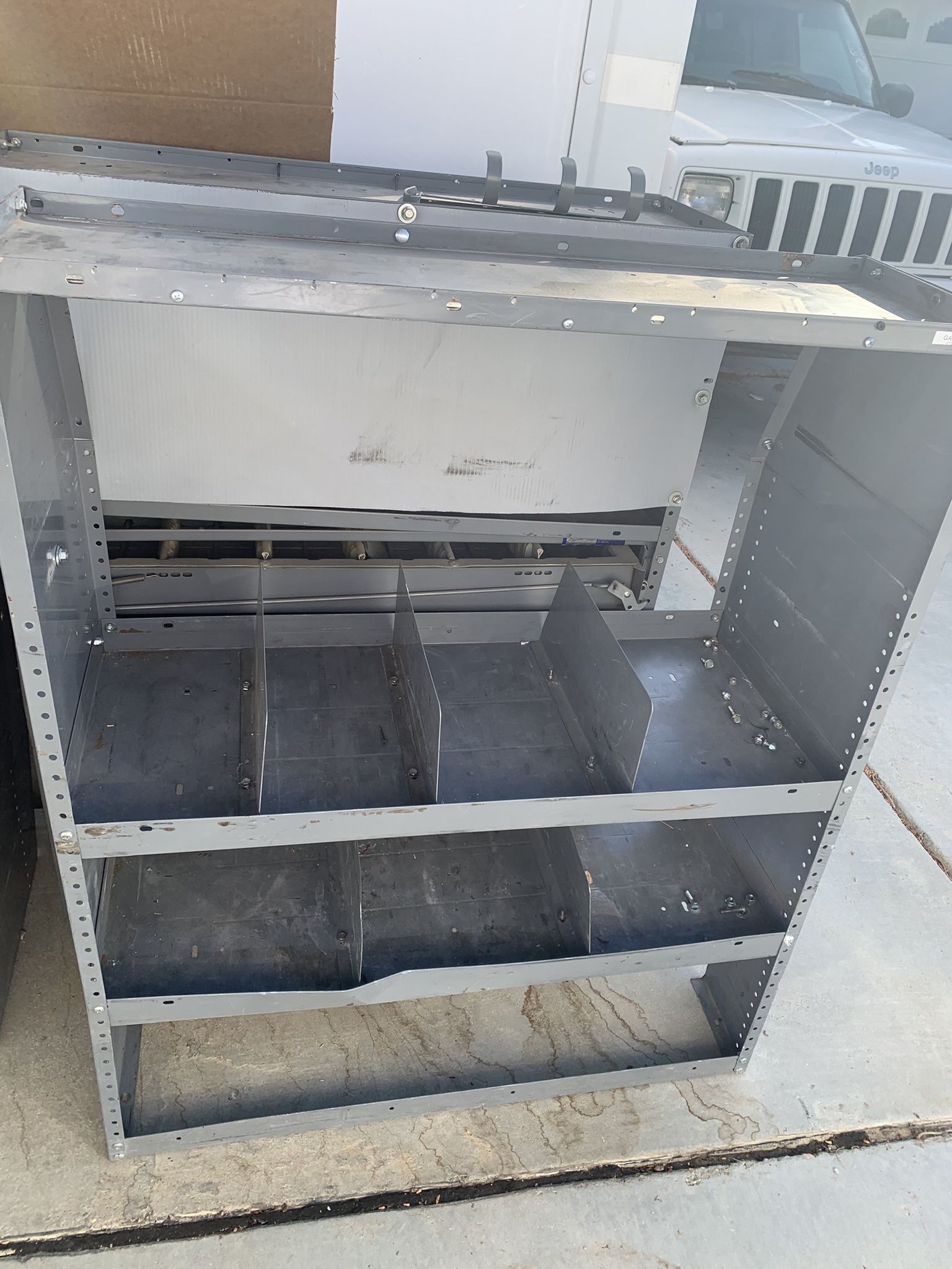 3 Metal Shelves For Cargo Van 