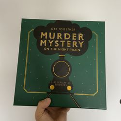 Unopened Murder Mystery Board Game 